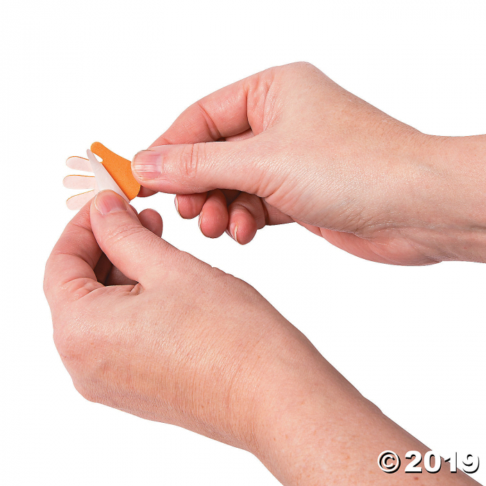 Rainbow Hand Self-Adhesive Shapes (500 Piece(s))