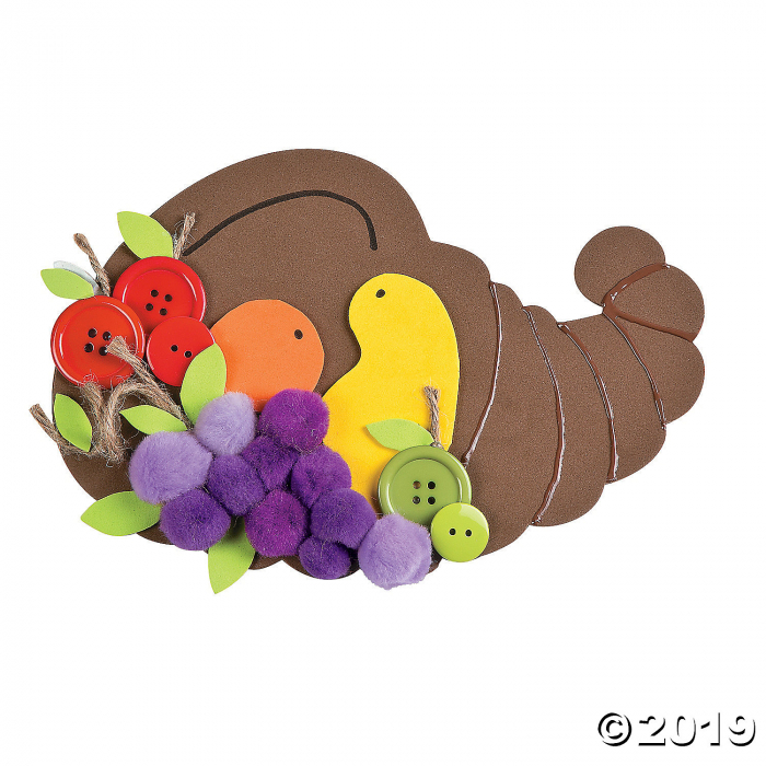 Jumbo Foam Cornucopia Shapes (24 Piece(s))