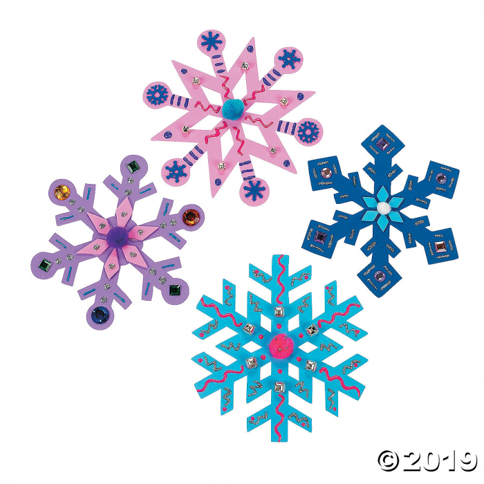 Fabulous Foam Jumbo Snowflakes (Makes 24)