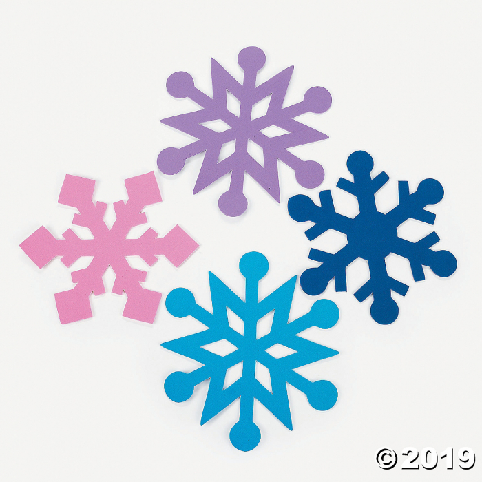 Fabulous Foam Jumbo Snowflakes (Makes 24)