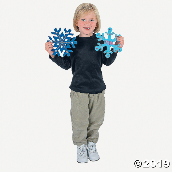 Fabulous Foam Jumbo Snowflakes (Makes 24)
