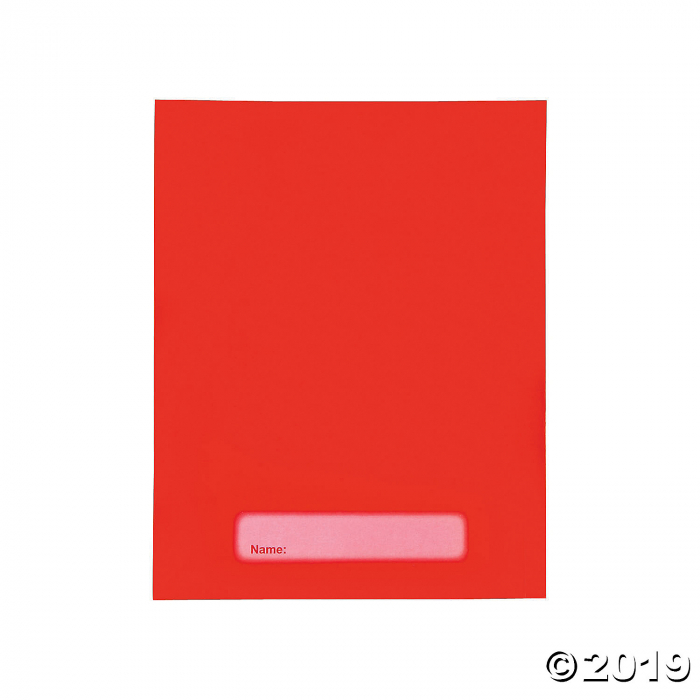 Red Pocket Folders (Per Dozen)