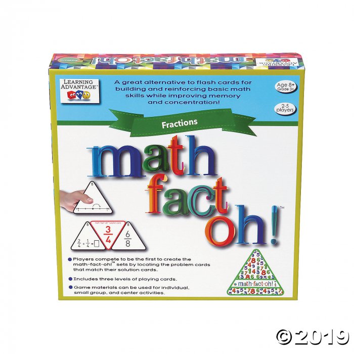 Math Fact Oh! Fractions Game (1 Piece(s))