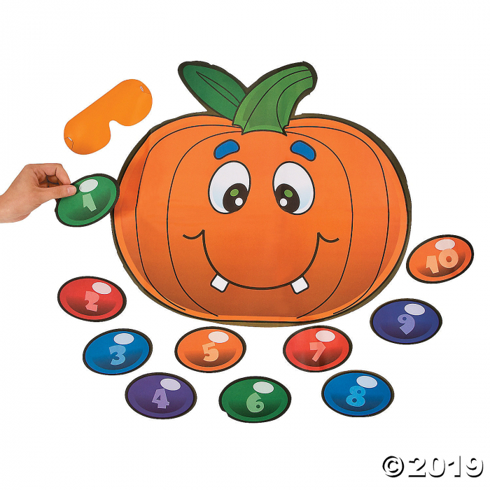 Silly Pin the Nose on the Pumpkin Halloween Party Game (1 Set(s)) Silly Pin the Nose on the Pumpkin Halloween Party Game (1 Set(s))