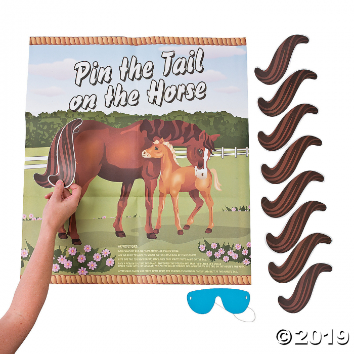 Pin the Tail on the Horse Party Game (1 Set(s))