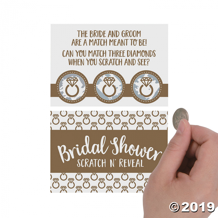 Scratch 'n Win Bridal Shower Game (Per Dozen)