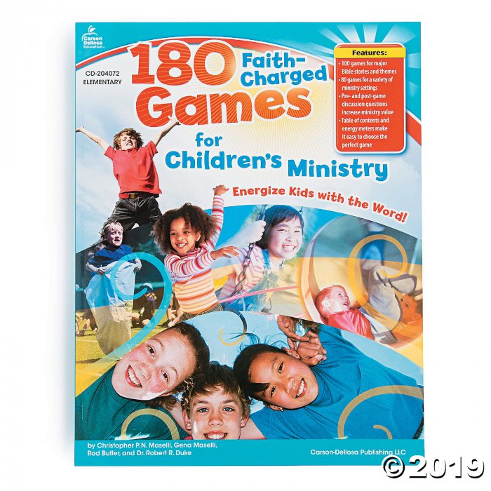 Carson-Dellosa 180 Faith-Charged Games for Children's Ministry Resource Book (1 Piece(s))