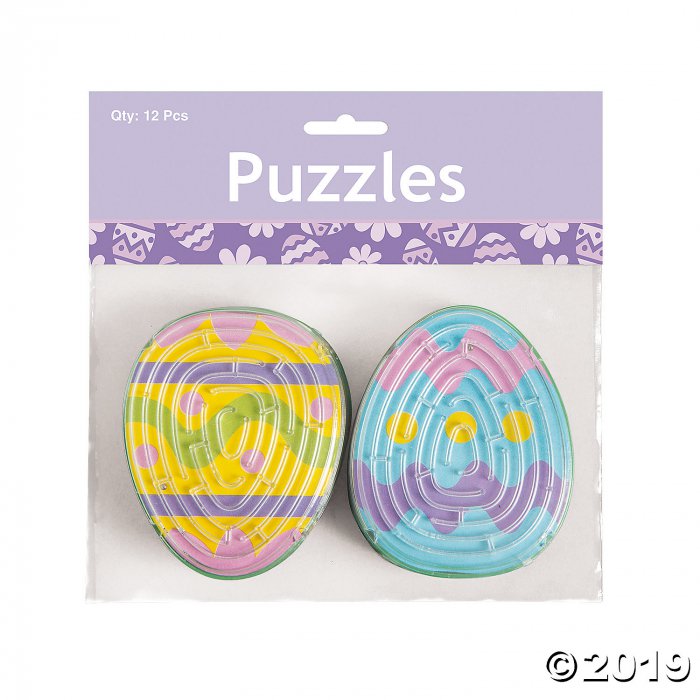 Dyed Easter Egg Maze Puzzles (24 Piece(s))