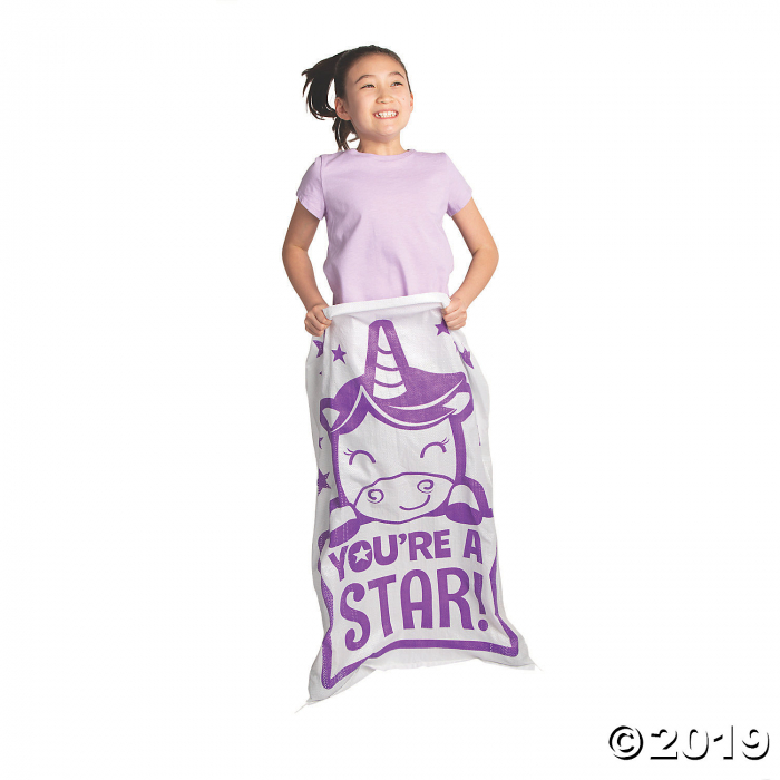 Unicorn Potato Sack Race Bags (Per Dozen)