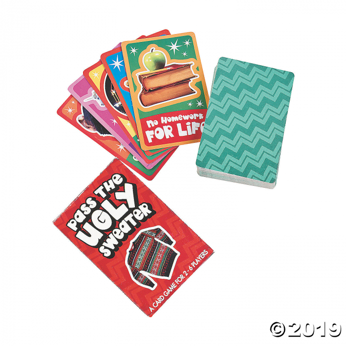 Pass the Ugly Sweater Card Games (Per Dozen)