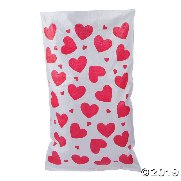 Valentine Potato Sack Race Bags (Per Dozen)