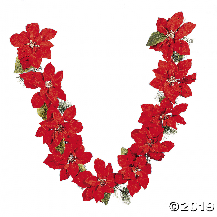 Poinsettia Garland