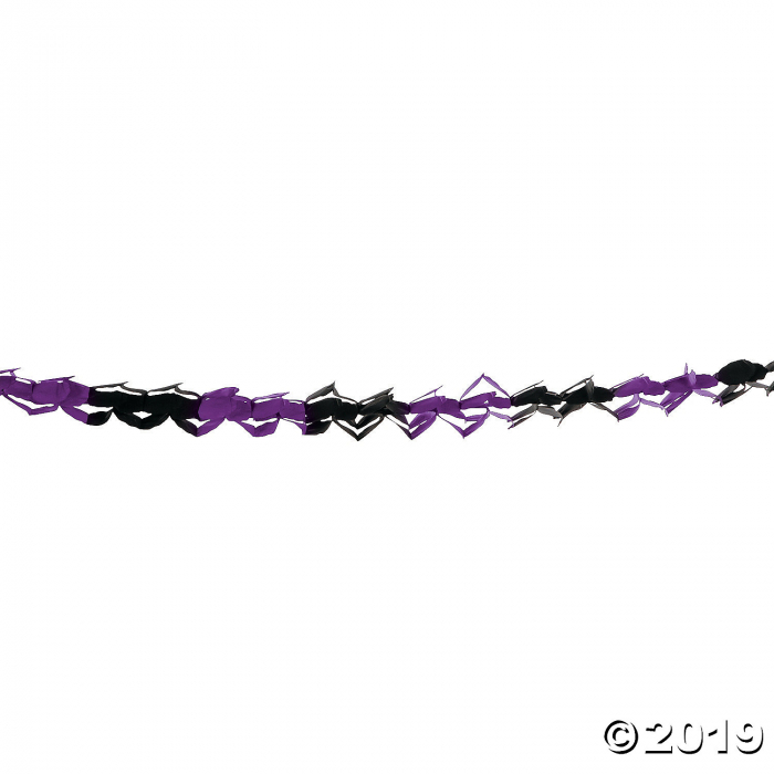 Purple & Black Garland (1 Piece(s))