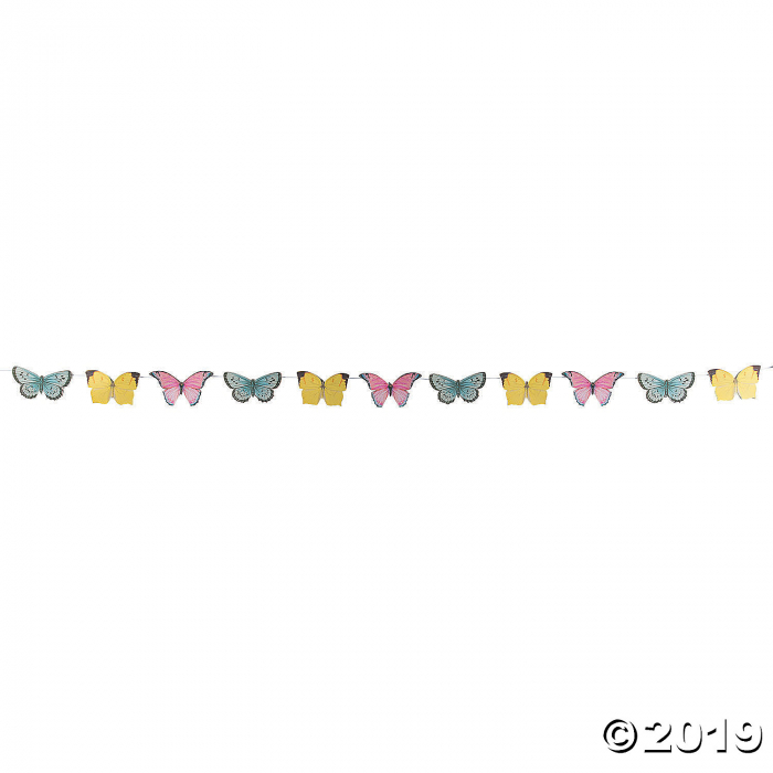 Truly Fairy Butterfly Garland (1 Piece(s))