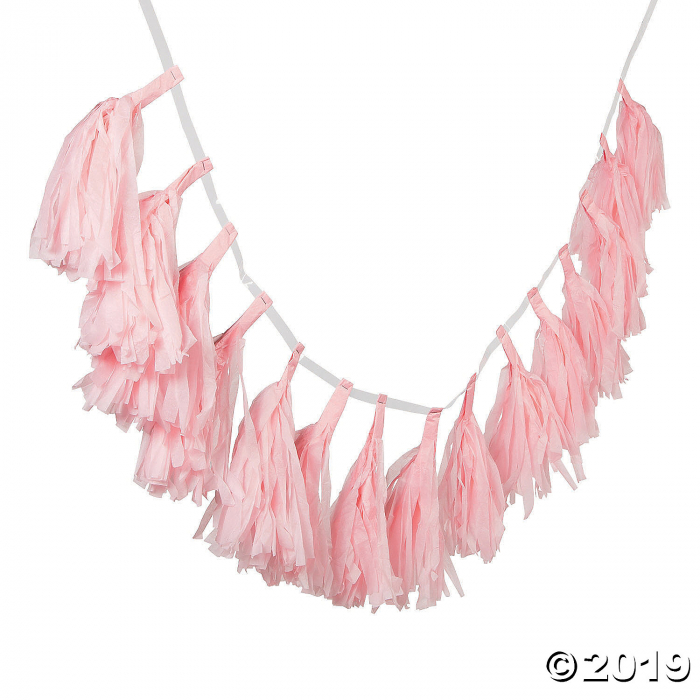 Light Pink Tassel Garland (1 Piece(s))
