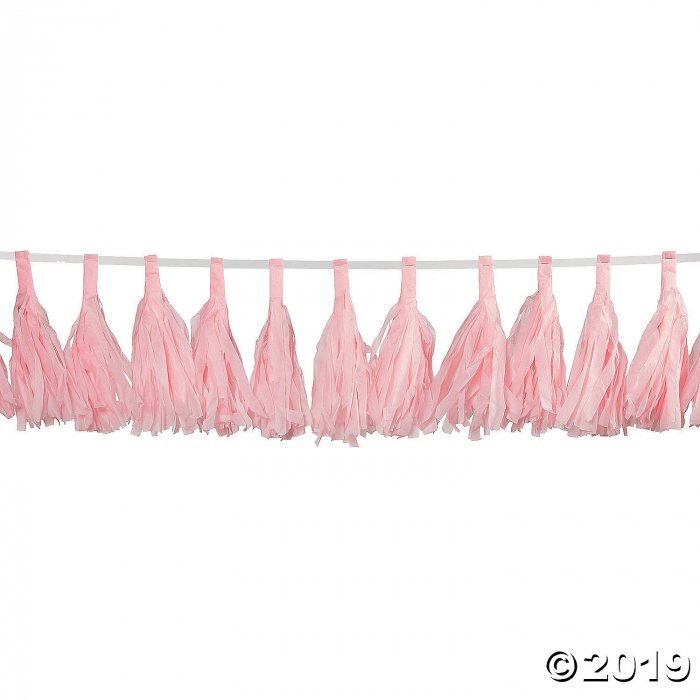 Light Pink Tassel Garland (1 Piece(s))