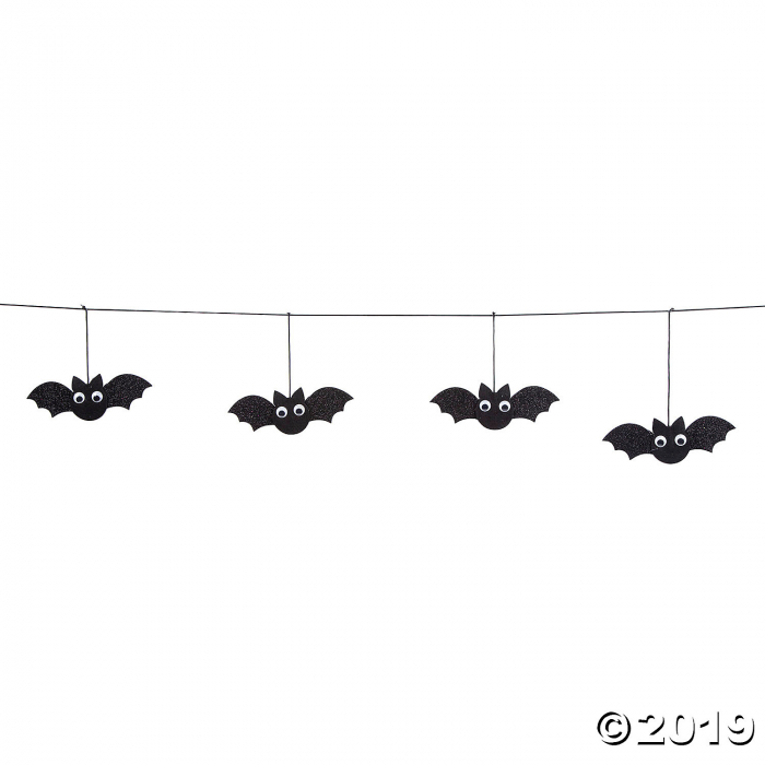 Googly Eye Bat Garland Halloween Decoration (1 Piece(s))