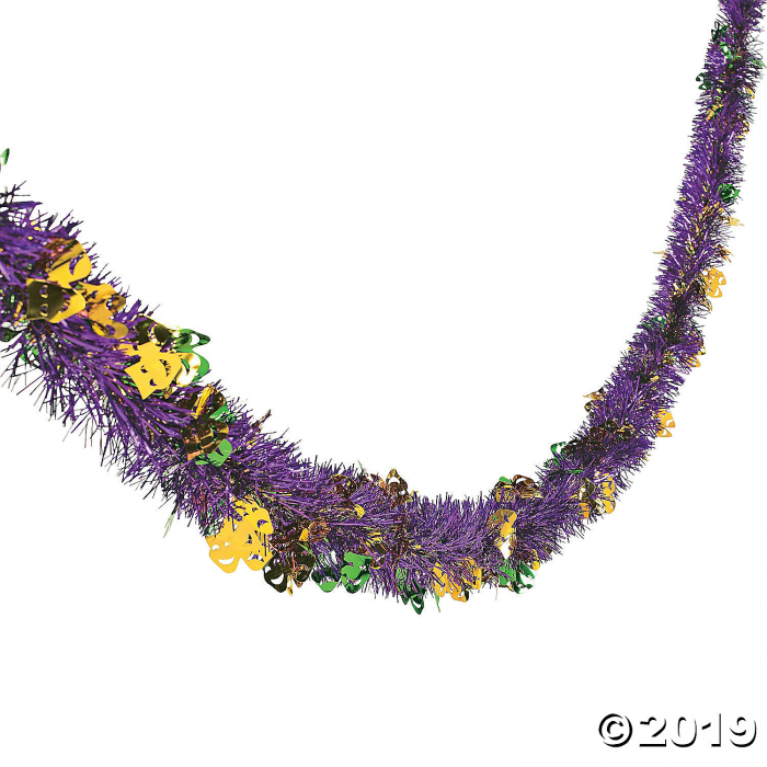 Mardi Gras Tinsel Garland (24 ft)