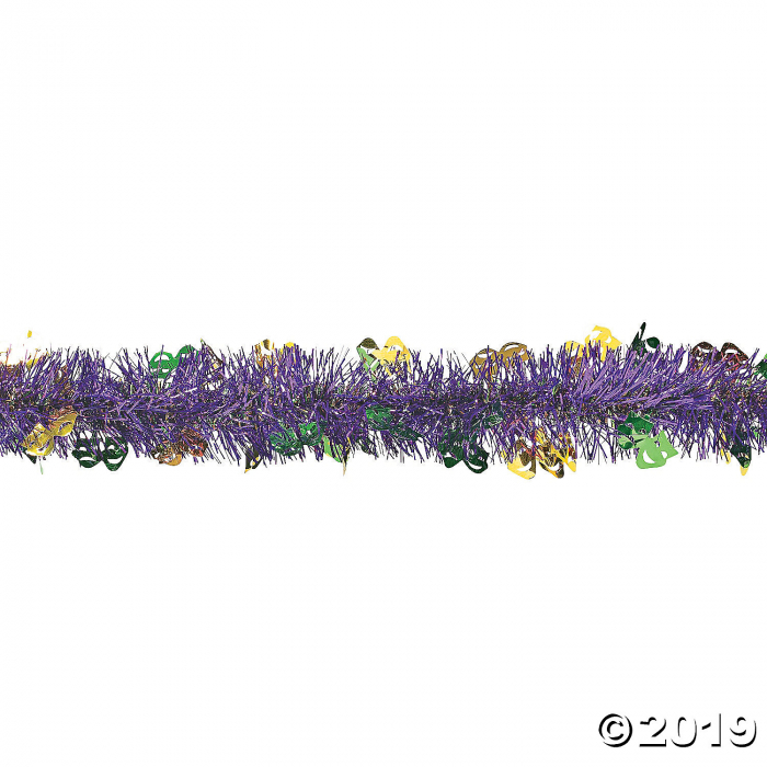 Mardi Gras Tinsel Garland (24 ft)