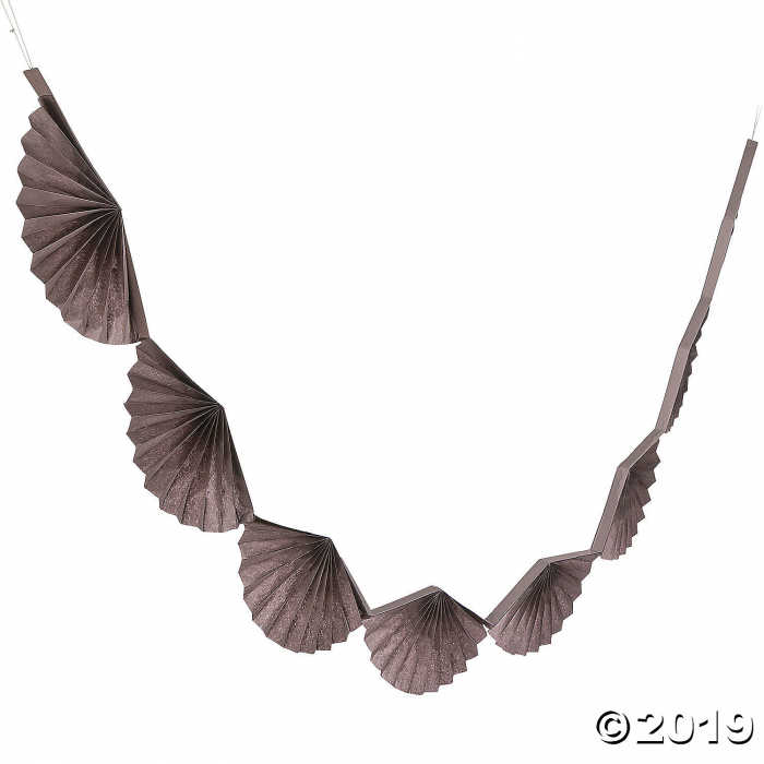 Chocolate Semi Fanburst Garland (1 Piece(s))