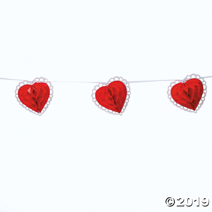 Valentine Heart Garland (9 ft)