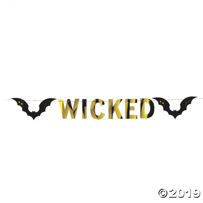 Wicked Witch Garland Halloween Decoration (1 Piece(s)) Wicked Witch Garland Halloween Decoration (1 Piece(s))