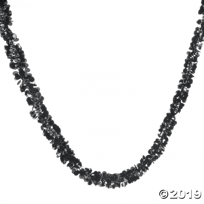 Black Tinsel Garland (1 Piece(s))