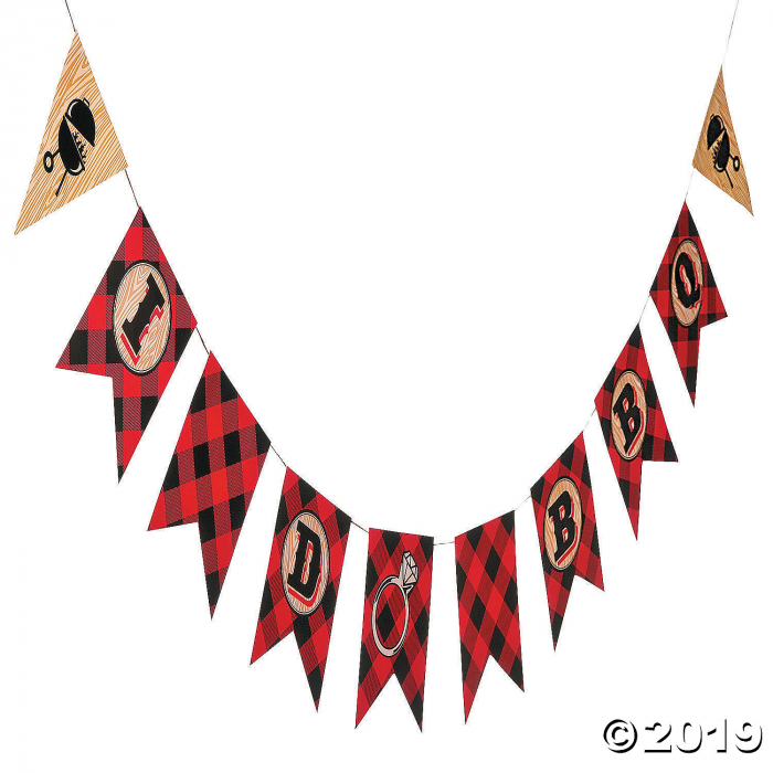I Do BBQ Wedding Shower Pennant Garland (1 Piece(s))