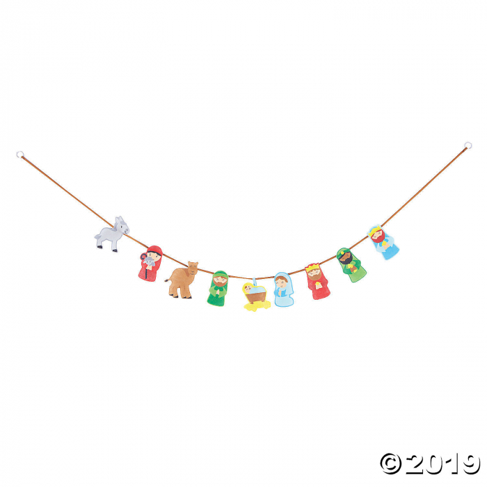 Nativity Garland (1 Piece(s)) Nativity Garland (1 Piece(s))