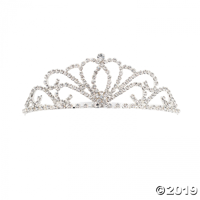 Elegant Rhinestone Flower Tiara (1 Piece(s))