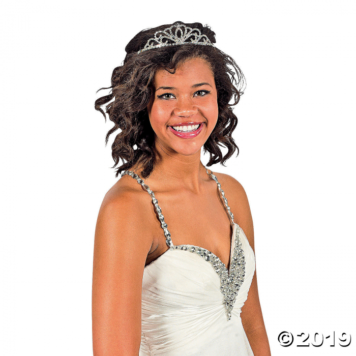 Elegant Rhinestone Flower Tiara (1 Piece(s))