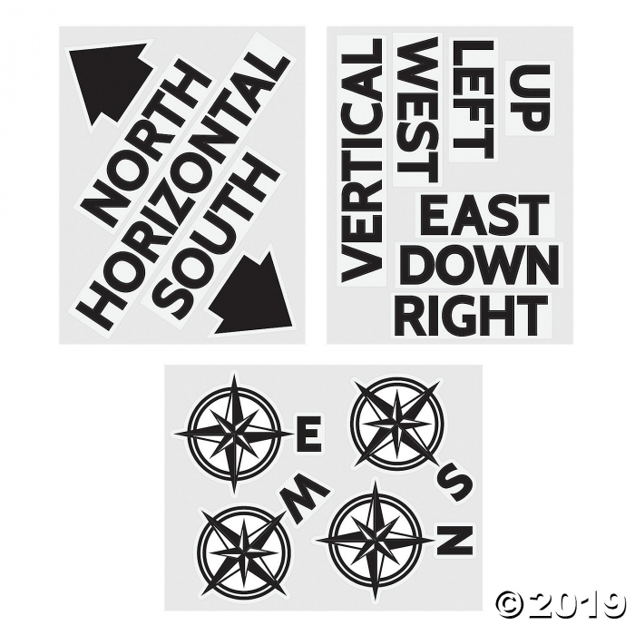 Classroom Directional Clings (16 Piece(s))