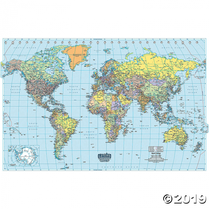 World Laminated Map 50 X 33 (1 Piece(s))