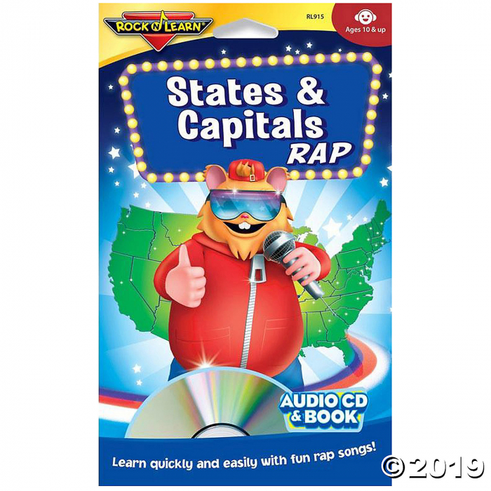 Rock 'N Learn® States & Capitals Rap Audio CD & Book (1 Piece(s))