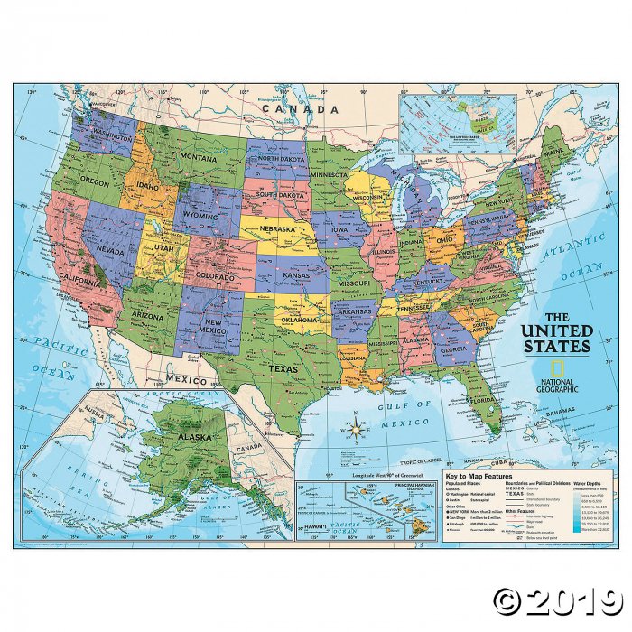 Political Series Usa Map (1 Piece(s))