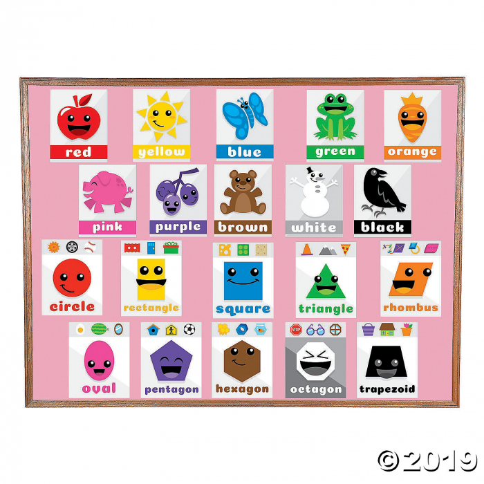 Colors & Shapes Mini Bulletin Board Set (1 Set(s))