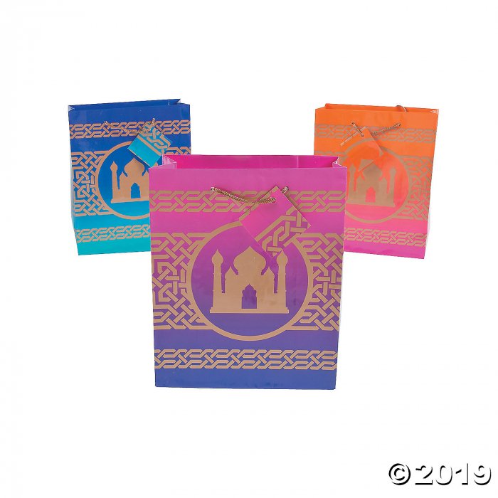 Medium Arabian Gift Bags with Tags (Per Dozen)