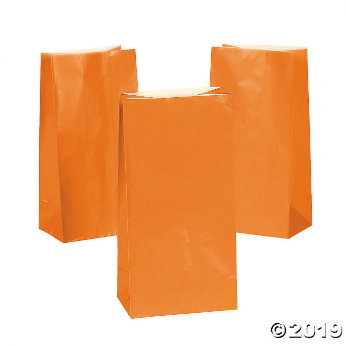 Orange Treat Bags (Per Dozen) Orange Treat Bags (Per Dozen)