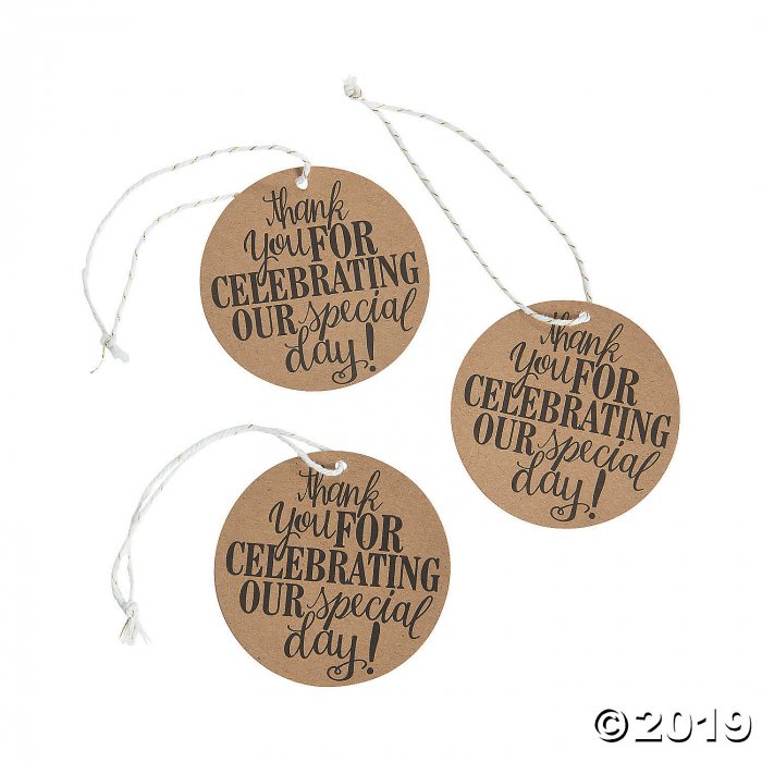 Special Day Kraft Paper Favor Tags (24 Piece(s))