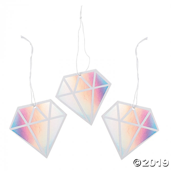 Iridescent Diamond Favor Tags (24 Piece(s))