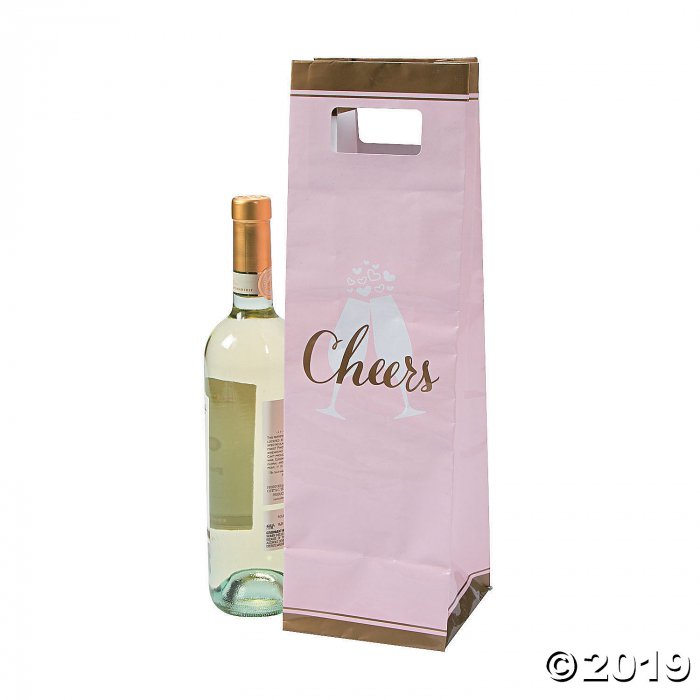 Cheers Wine Bottle Bags (Per Dozen)
