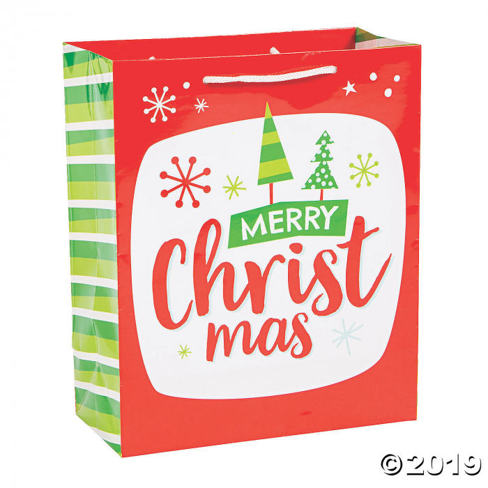 Medium Religious Christmas Gift Bags (Per Dozen) | GlowUniverse.com