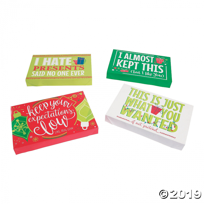Sassy Christmas Shirt Gift Boxes (Per Dozen)