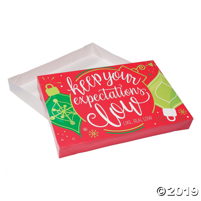 Sassy Christmas Shirt Gift Boxes (Per Dozen)