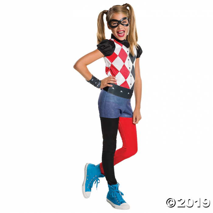Girl's DC Superhero Girls Harley Quinn Costume - Small (1 Piece(s)) Girl's DC Superhero Girls Harley Quinn Costume - Small (1 Piece(s))