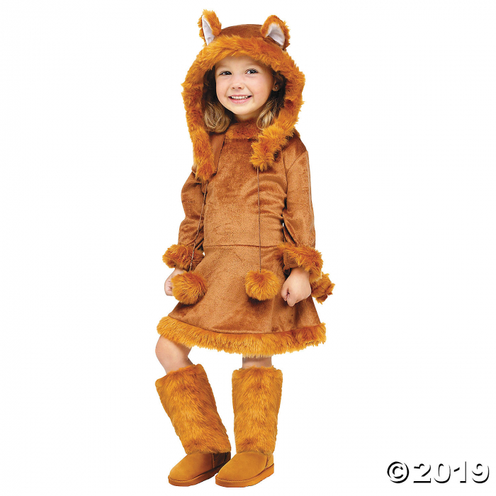 Girl's Sweet Fox Costume - Small (1 Piece(s))