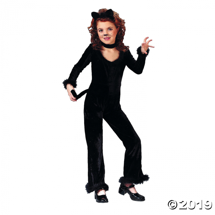 Girl's Playful Kitty Costume - Medium (1 Set(s))
