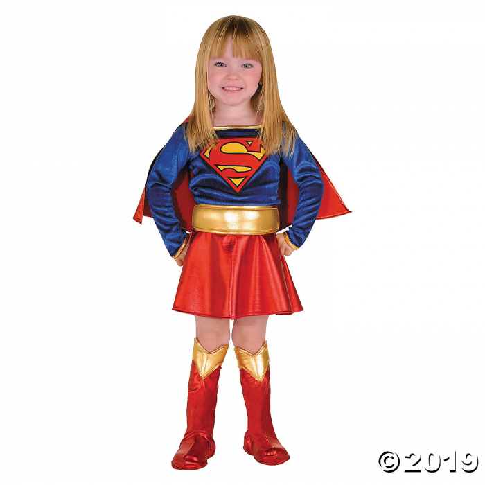 Toddler Girl's Deluxe Classic Supergirl Costume - 2T-4T (1 Piece(s)) Toddler Girl's Deluxe Classic Supergirl Costume - 2T-4T (1 Piece(s))