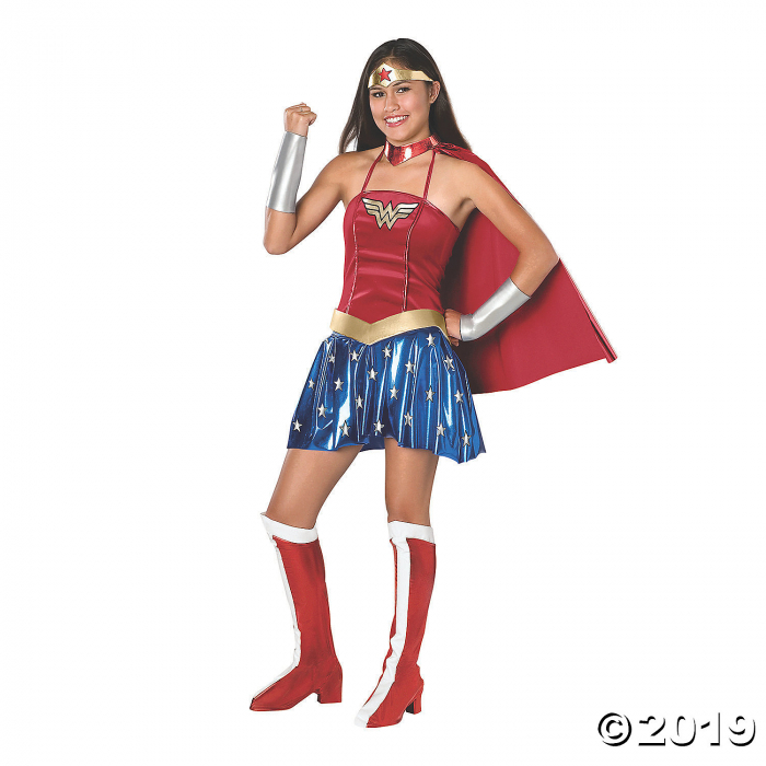 Teen Girl's Wonder Woman Costume (1 Piece(s))