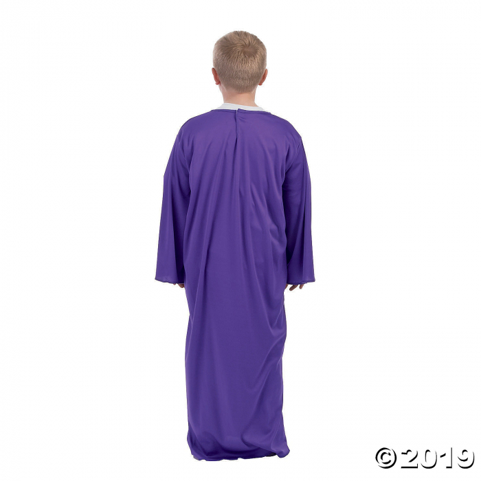 Child's Purple Nativity Gown (1 Piece(s))